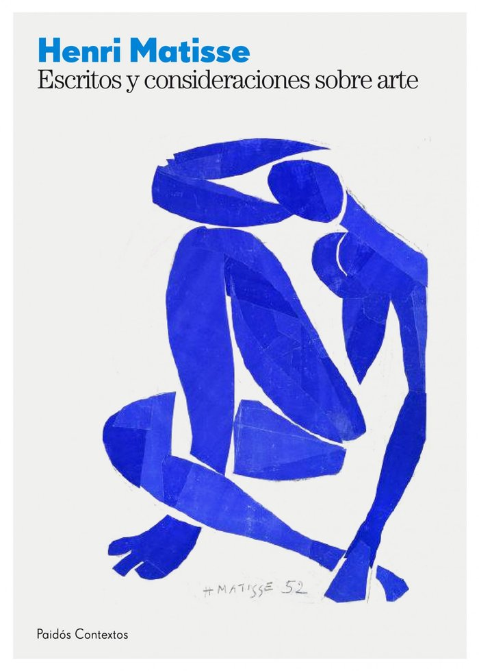 Escritos y consideraciones sobre el arte, de Matisse | portada del libro