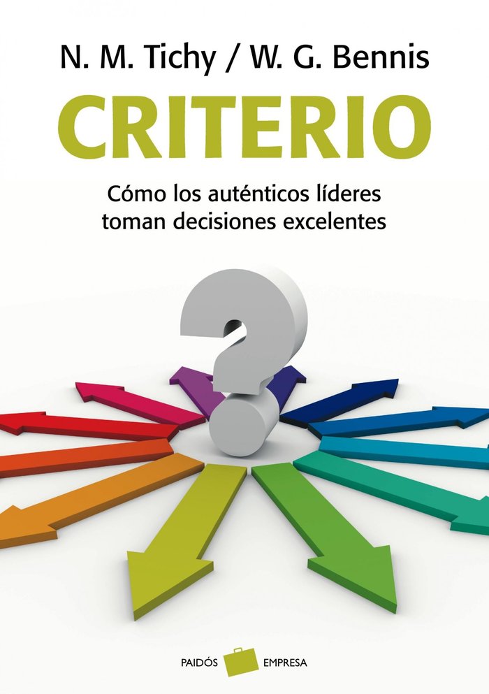 Criterio, de Tichy | portada del libro