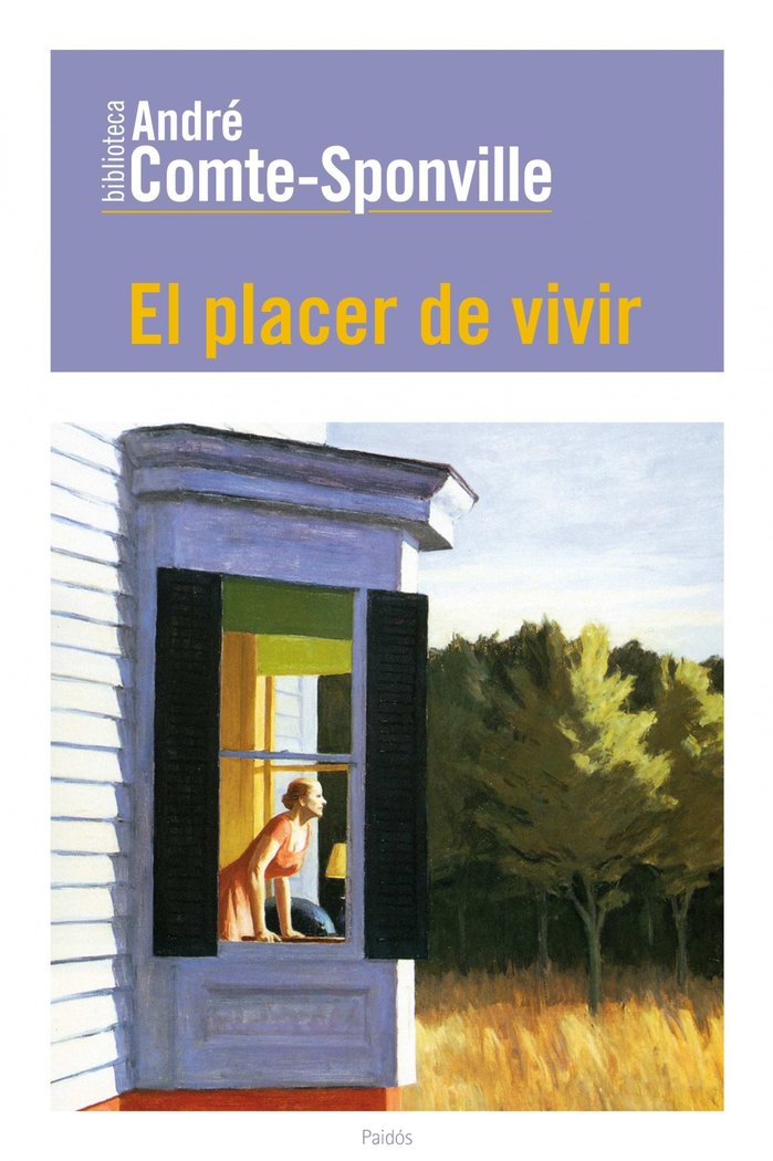 El placer de vivir, de Comte-Sponville | portada del libro