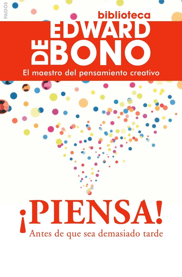 ¡Piensa!, de Bono | portada del libro