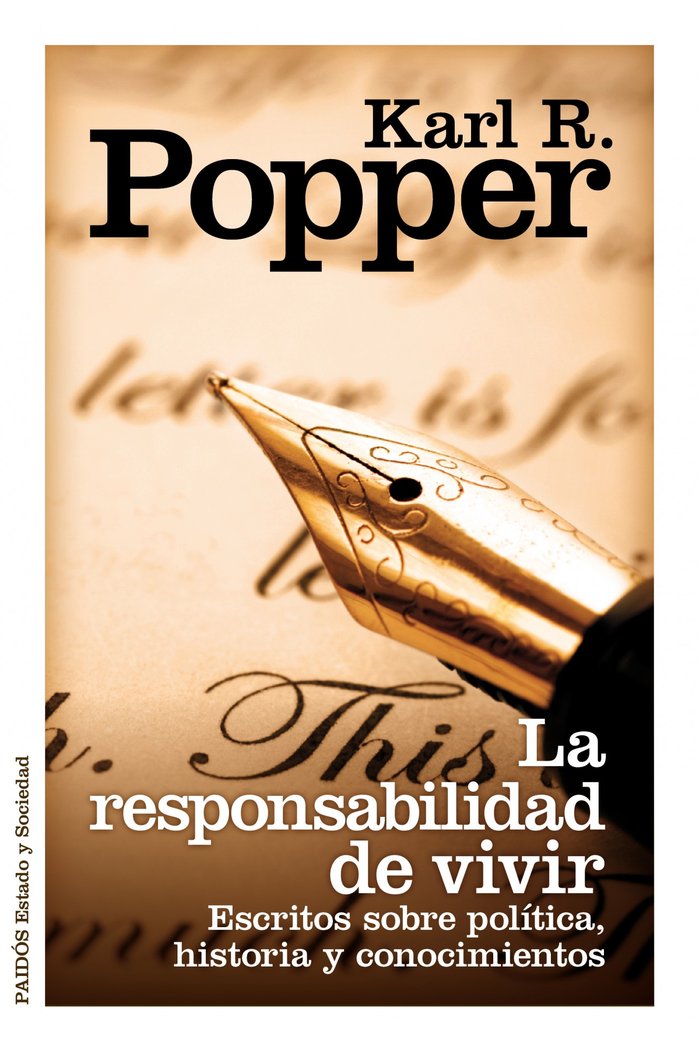 La responsabilidad de vivir, de Popper | portada del libro