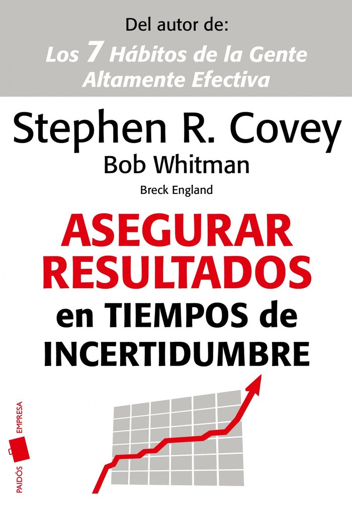 Asegurar resultados en tiempos de incertidumbre, de Covey | portada del libro