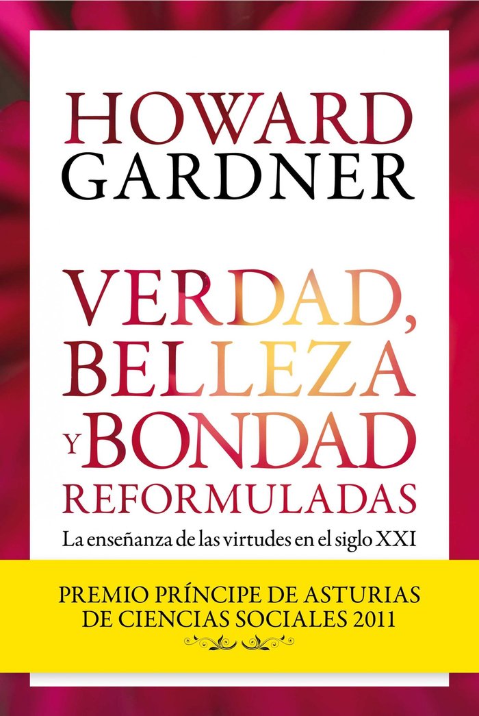 Verdad, belleza y bondad reformuladas, de Gardner | portada del libro