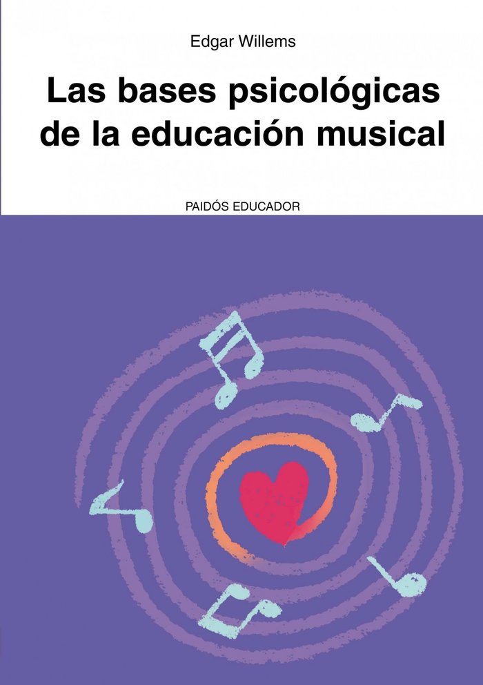 Las bases psicológicas de la educación musical, de Willems | portada del libro