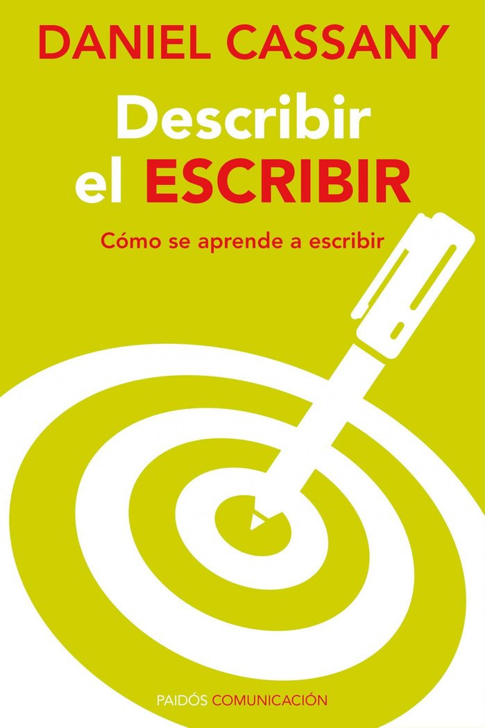 Describir el escribir, de Cassany | portada del libro