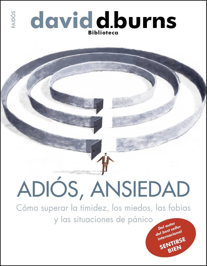 Adiós, ansiedad, de Burns | portada del libro