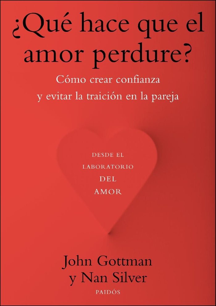 ¿Qué hace que el amor perdure?, de Gottman | portada del libro