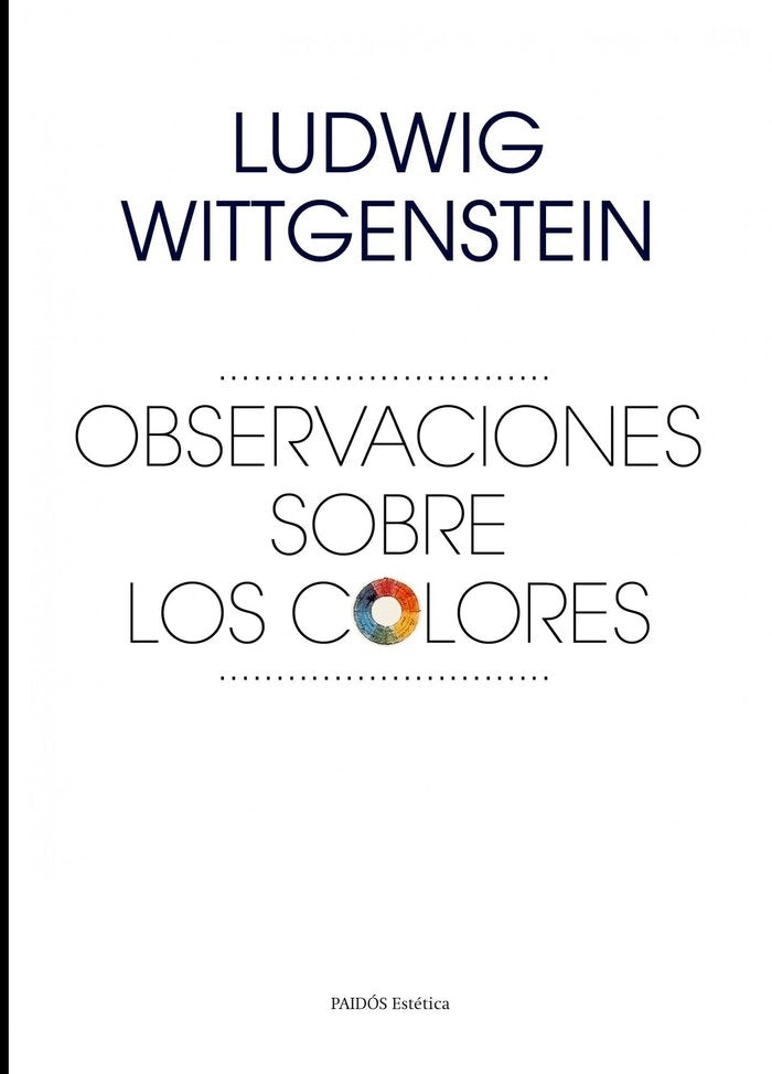 Observaciones sobre los colores, de Wittgenstein | portada del libro