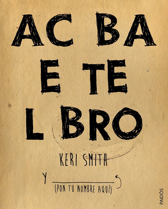 Acaba este libro, de Smith, Keri | portada del libro