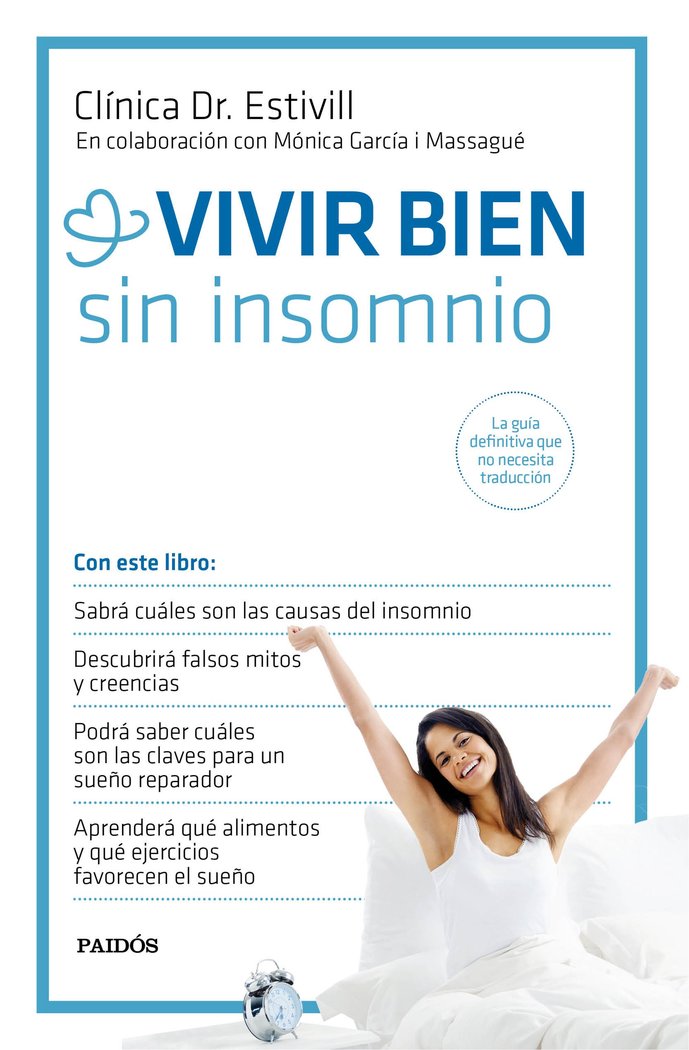 Vivir bien sin insomnio, de Clínica Dr. Estivill#García Massagué | portada del libro