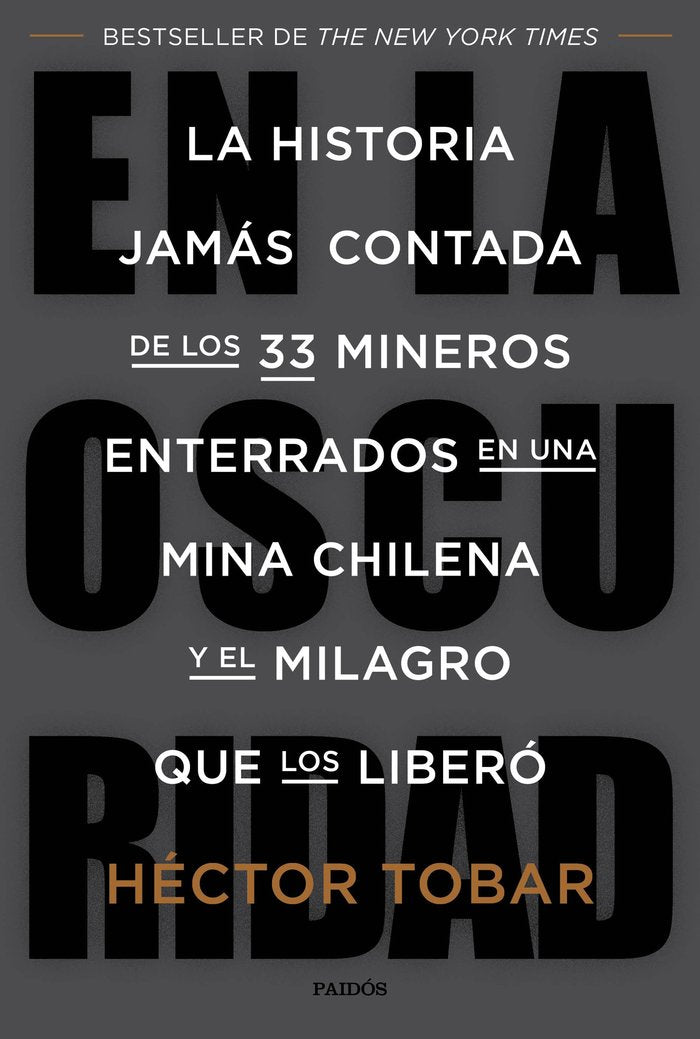 En la oscuridad, de Tobar | portada del libro