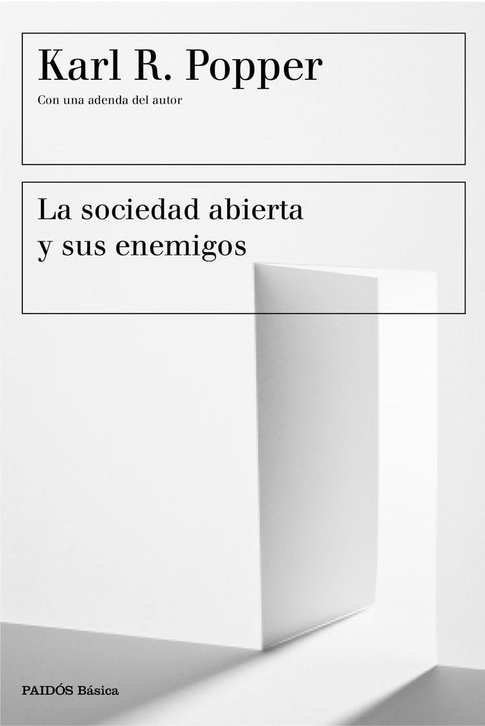 La sociedad abierta y sus enemigos, de Popper, Karl R. | portada del libro
