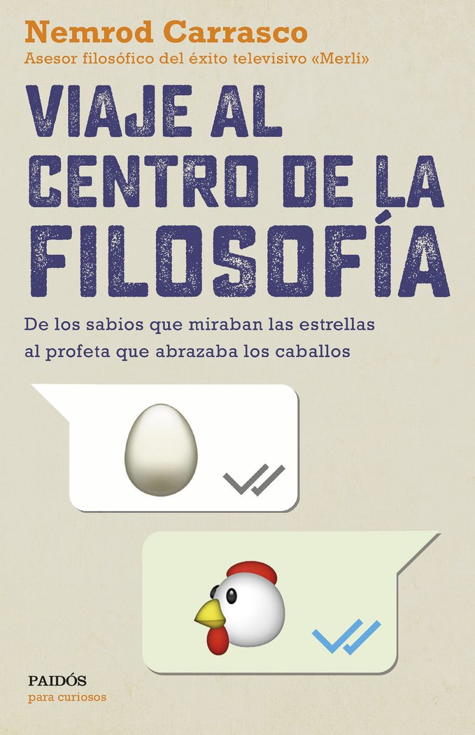 Viaje al centro de la filosofía, de Carrasco Nicola, Nemrod | portada del libro
