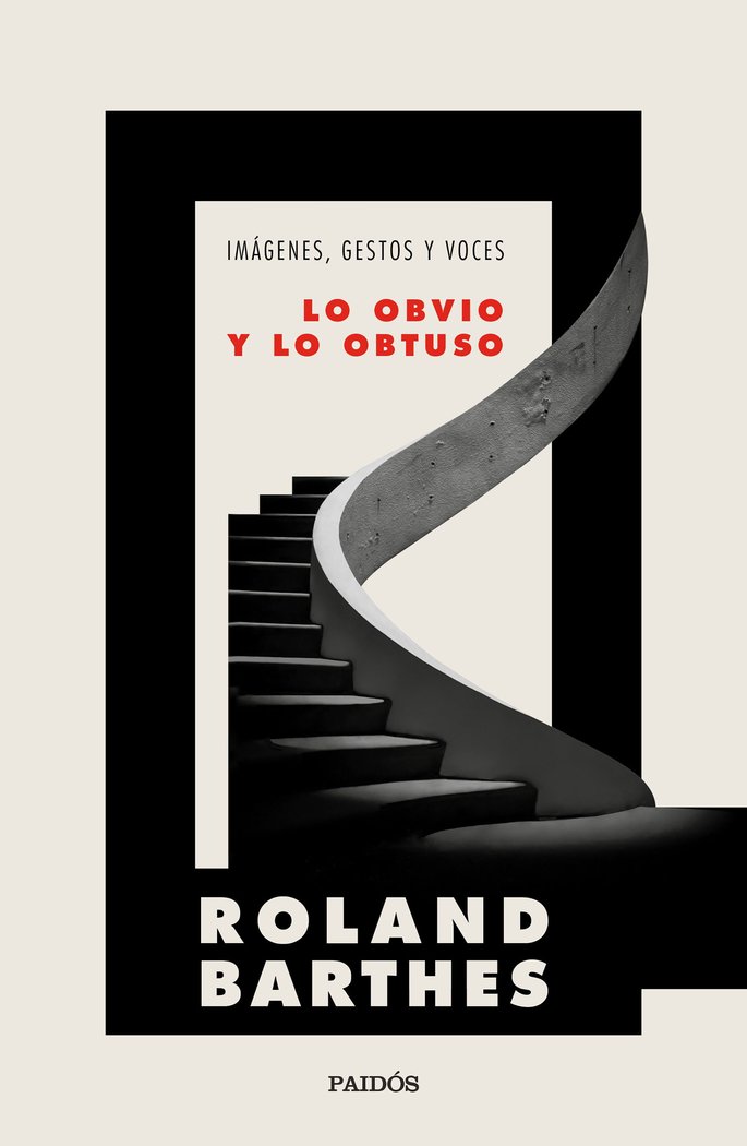 Lo obvio y lo obtuso, de Barthes | portada del libro