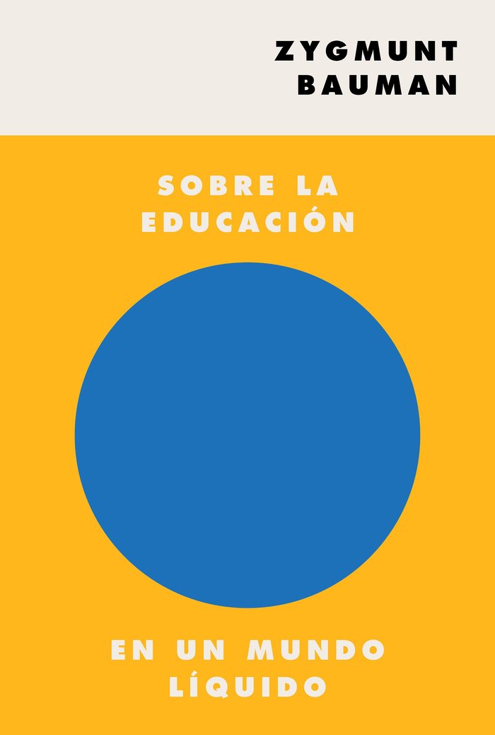 Sobre la educación en un mundo líquido, de Bauman | portada del libro