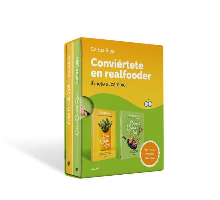 Estuche Conviértete en Realfooder, de Ríos, Carlos | portada del libro