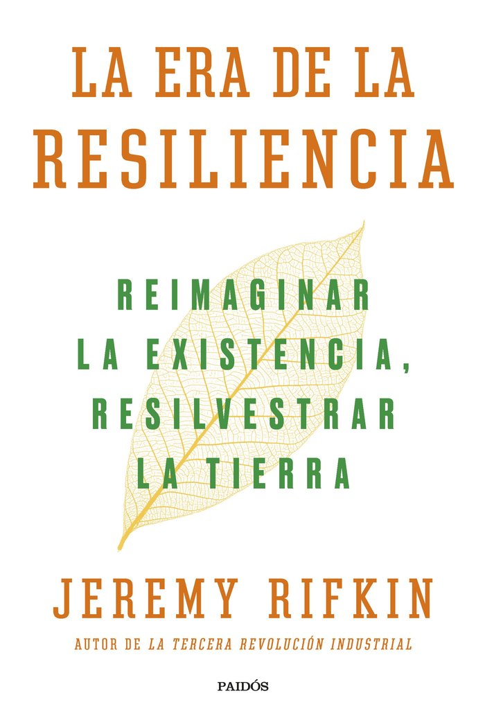 LA ERA DE LA RESILIENCIA, de JEREMY RIFKIN | portada del libro