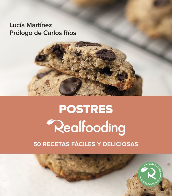 POSTRES PARA REALFOODERS, de LUCIA MARTINEZ | portada del libro