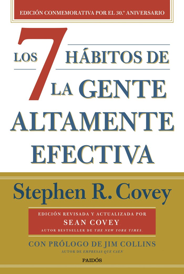 LOS 7 HABITOS DE LA GENTE ALTAMENTE EFECTIVA (30.º, de STEPHEN R. COVEY | portada del libro