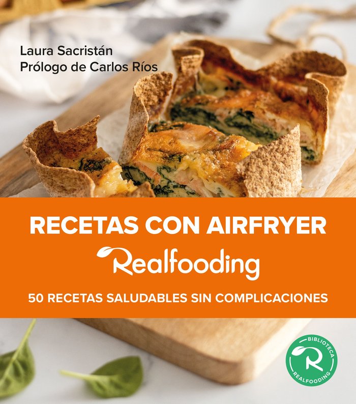 RECETAS CON AIRFRYER REALFOODING, de LAURA SACRISTAN | portada del libro