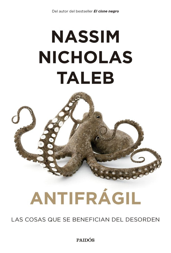 ANTIFRAGIL, de NASSIM NICHOLAS TALEB | portada del libro