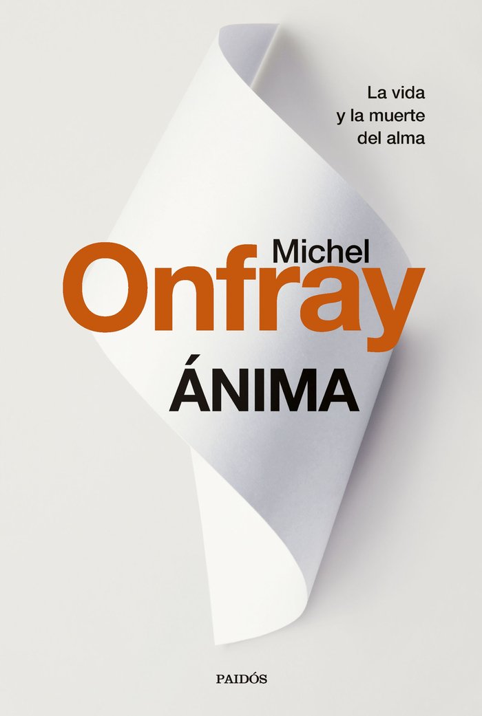 ANIMA, de MICHEL ONFRAY | portada del libro