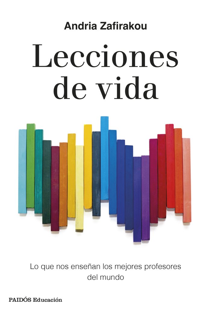 LECCIONES DE VIDA, de ANDRIA ZAFIRAKOU | portada del libro