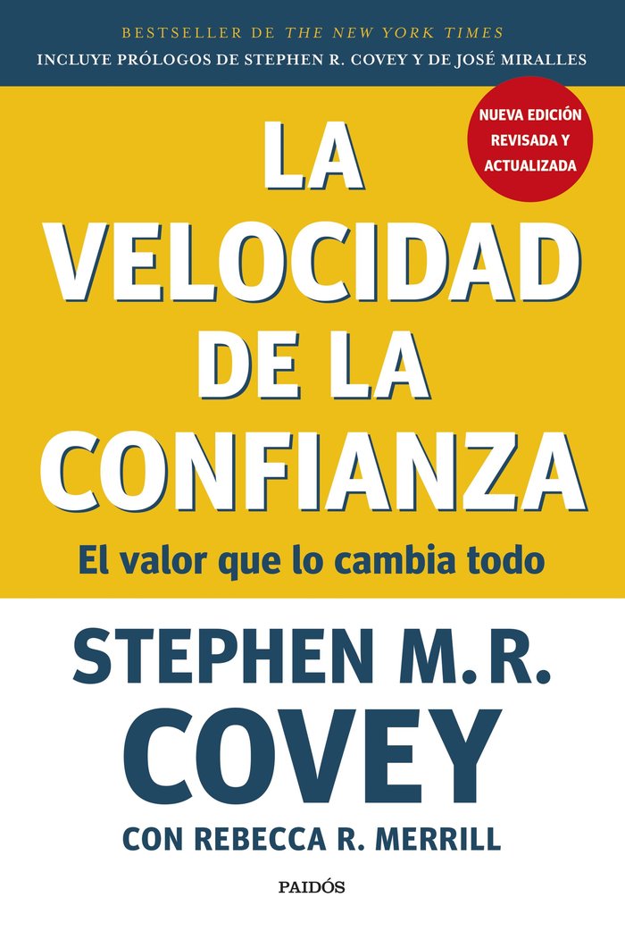 La velocidad de la confianza, de COVEY, STEPHEN M. R. | portada del libro