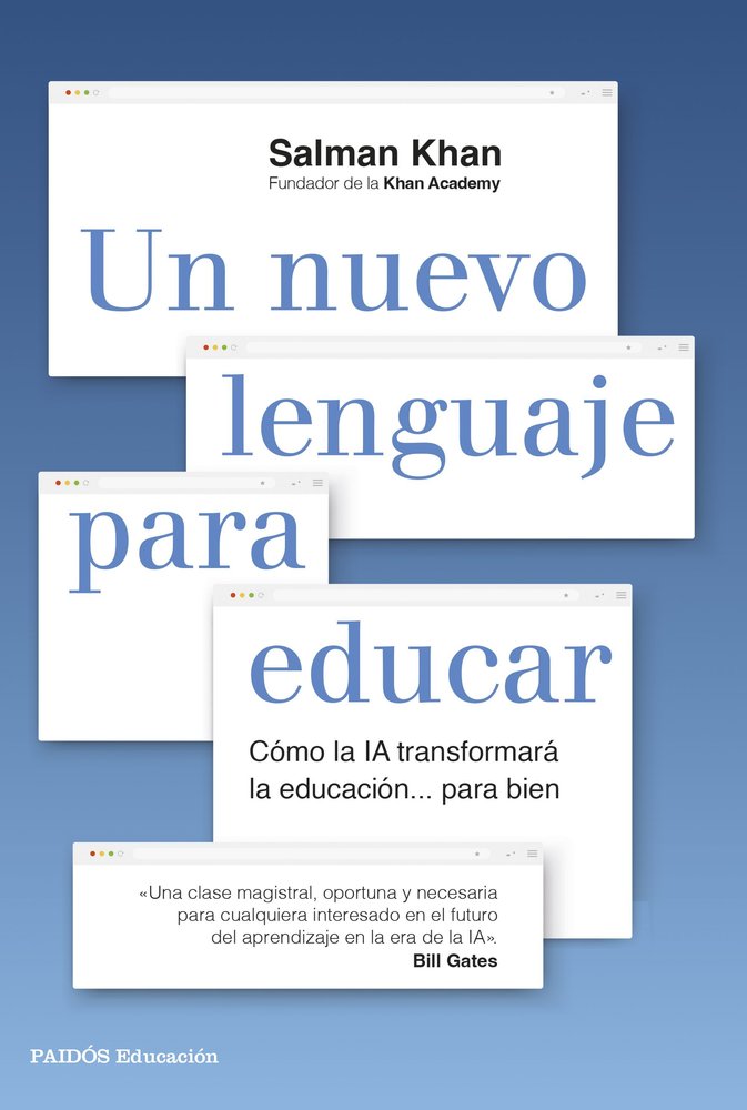 UN NUEVO LENGUAJE PARA EDUCAR, de KHAN, SALMAN | portada del libro