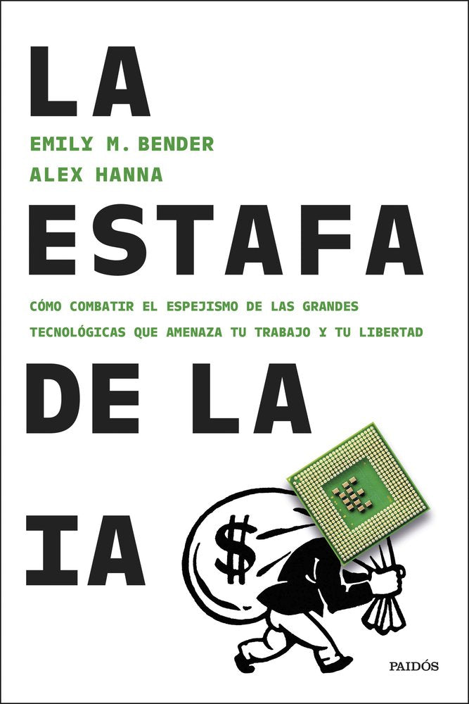 LA TRAMPA DE LA IA, de EMILY M. BENDER | portada del libro