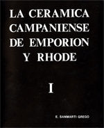 CERAMICA CAMPANIENSE DE EMPORION Y RHODE, LA, de Sanmartí Grego | portada del libro