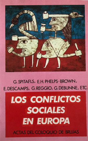 Los conflictos sociales en Europa. Actas del coloquio de Brujas., de Varios autores | portada del libro