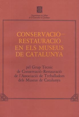 Conservació-restauració en els Museus de Catalunya, de AA.VV. | portada del libro