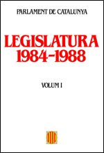 LEGISLATURA 1984-1988., de AA.VV. | portada del libro