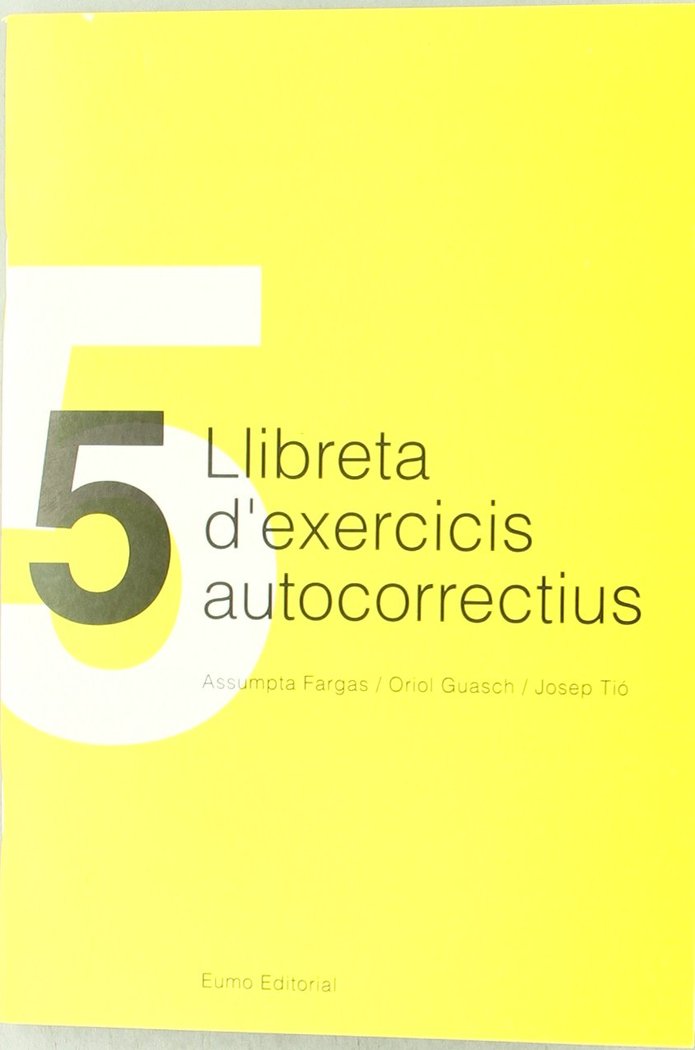 Llibreta d'exercicis autocorrectius 5, de Fargas, Assumpta | portada del libro