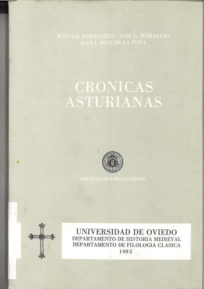 Crónicas asturianas, de GIL FERNANDEZ | portada del libro