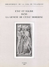 ETAT ET EGLISE DANS LA GENESE DE L'ETAT MODERNE, de AA.VV. | portada del libro