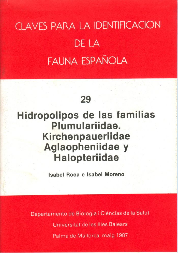 Hidropolipos de las familias, de ROCA MARTINEZ | portada del libro