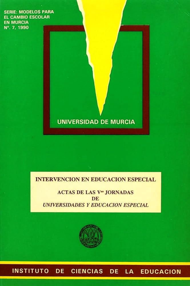 INTERVENCION EN EDUCACION ESPECIAL. ACTAS DE LAS 5ª JORNADAS | portada del libro