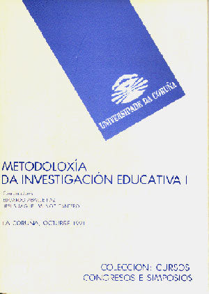 Metodoloxía da investigación educativa I, de Eduardo Abalde Paz | portada del libro