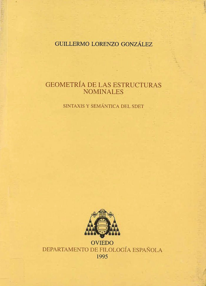 Geometría de las estructuras nominales, de Lorenzo González | portada del libro