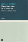 El ocultamiento de lo humano, de Nussbaum, Martha C. | portada del libro
