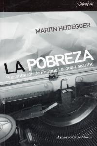 La pobreza, de Heidegger, Martin | portada del libro