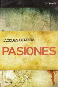 Pasiones, de Derrida, Jacques | portada del libro