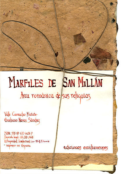 MARFILES DE SAN MILLAN, de CAMACHO MATUTE, MARIA DEL VALLE | portada del libro