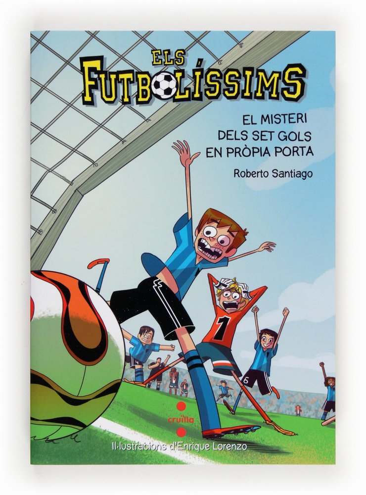 Els Futbolíssims 2: El misteri dels set gols en pròpia porta, de Santiago, Roberto | portada del libro