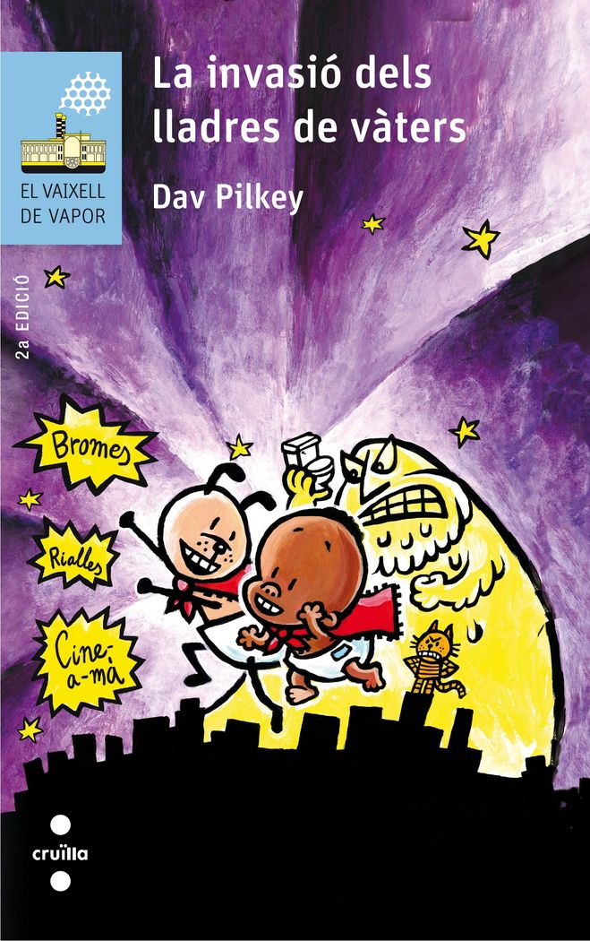 La invasió dels lladres de vàters, de Pilkey, Dav | portada del libro