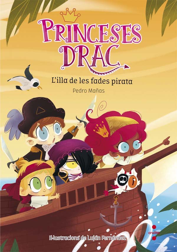 Princeses Drac 4: L'illa de les fades pirata, de Mañas Romero, Pedro | portada del libro