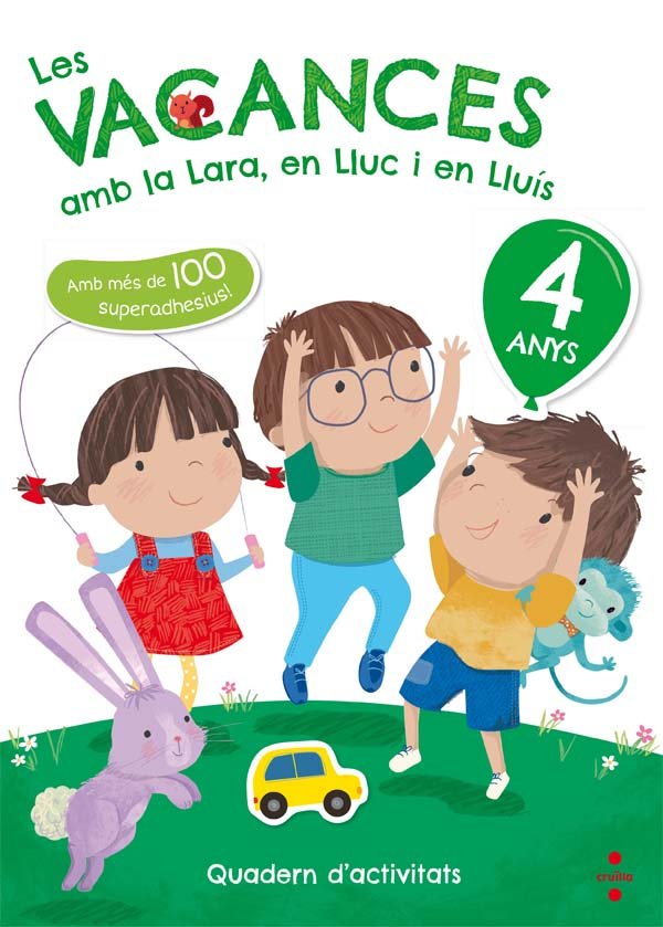 Les vacances amb la Lara, en Lluc i en Lluís, 4 anys, de Ruiz García, María Jesús | portada del libro