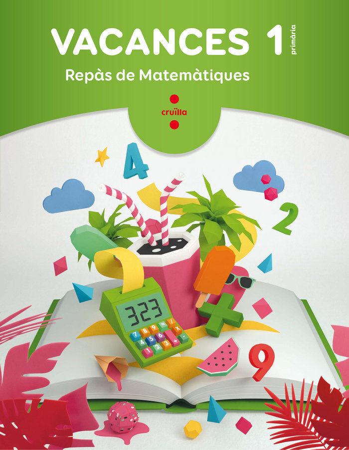 Vacances. Repàs de Matemàtiques. 1 Primària, de Navarro Simón, Ángels | portada del libro